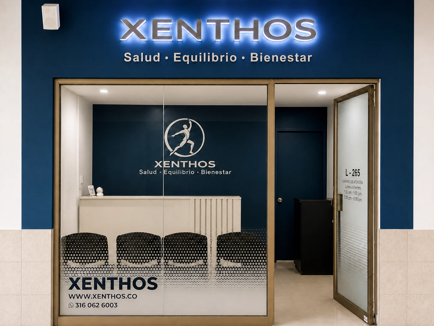 Fachada de XENTHOS en Pasto